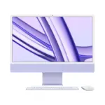 Apple Imac M3 24-inch 4.5k Retina Display With 8‑core Cpu 10‑core Gpu 8gb 512gb Ssd - Purple (Arabic)-0