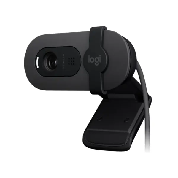 Logitech Brio 100 Full Hd 1080p Webcam With Integrated Privacy Shutter - Graphite-0