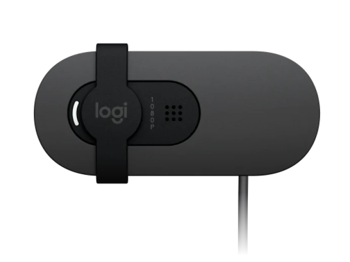 Logitech Brio 100 Full Hd 1080p Webcam With Integrated Privacy Shutter - Graphite-107017 Logitech Brio 100 Full Hd 1080p Webcam With Integrated Privacy Shutter - Graphite-107017