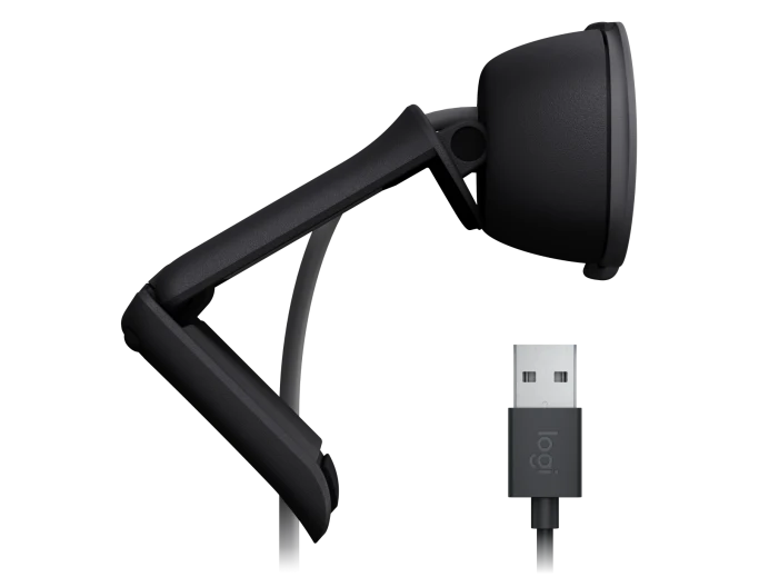 Logitech Brio 100 Full Hd 1080p Webcam With Integrated Privacy Shutter - Graphite-107018 Logitech Brio 100 Full Hd 1080p Webcam With Integrated Privacy Shutter - Graphite-107018