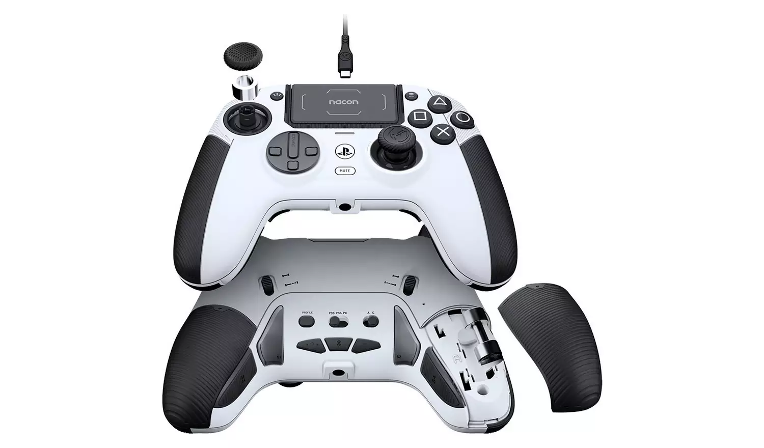Nacon Revolution 5 Pro Wireless Controller Ps4/ps5 – White-107634 Nacon Revolution 5 Pro Wireless Controller Ps4/ps5 – White-107634