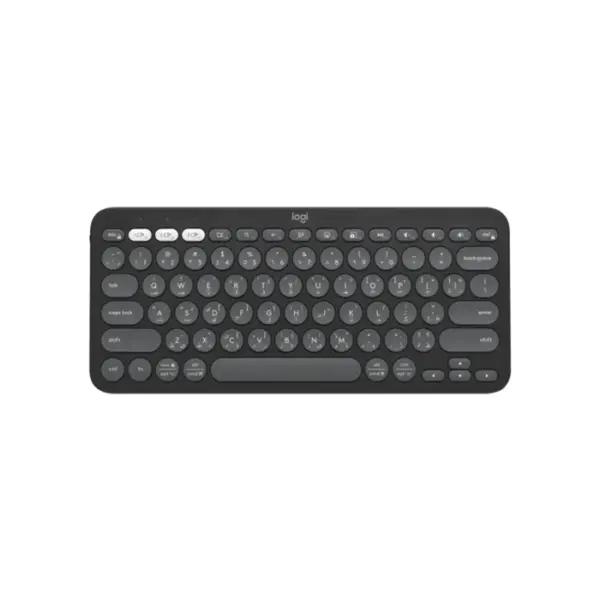 Logitech Keyboard Pebble Keys 2 K380s Bluetooth Keyboard - Tonal Graphite (English/arabic)-0