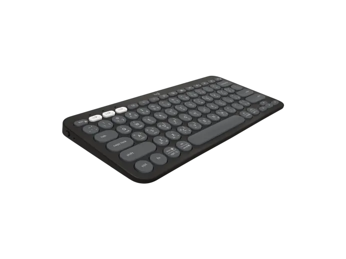 Logitech Keyboard Pebble Keys 2 K380s Bluetooth Keyboard - Tonal Graphite (English/arabic)-107679 Logitech Keyboard Pebble Keys 2 K380s Bluetooth Keyboard - Tonal Graphite (English/arabic)-107679