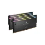 Corsair Dominator Titanium Rgb Ddr5 - 64gb (2x32gb) 6400mt/s Cl32 Memory Kit - Black-107820