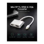Ugreen Mini Dp To Hdmi + Vga Converter (Silver)-108118