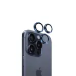 Eltoro Individual Ar Metal Rings Camera Lens Protector For Iphone 15 Pro/15 Pro Max - Blue-0