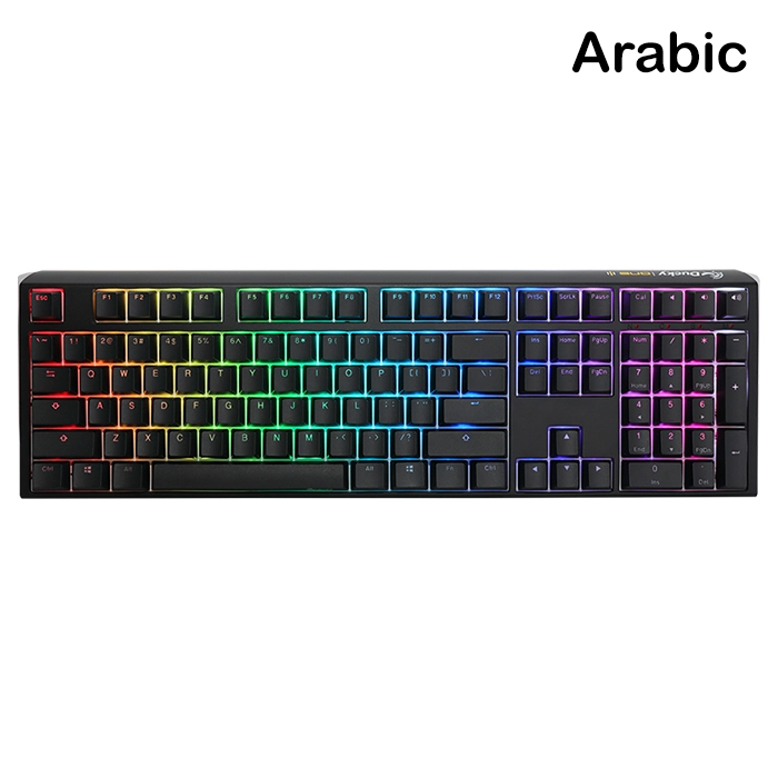 Ducky One 3 - Blue Switch Rgb Hot-swap Wired Mechanical Keyboard - Classic Black - Ar Layout-0