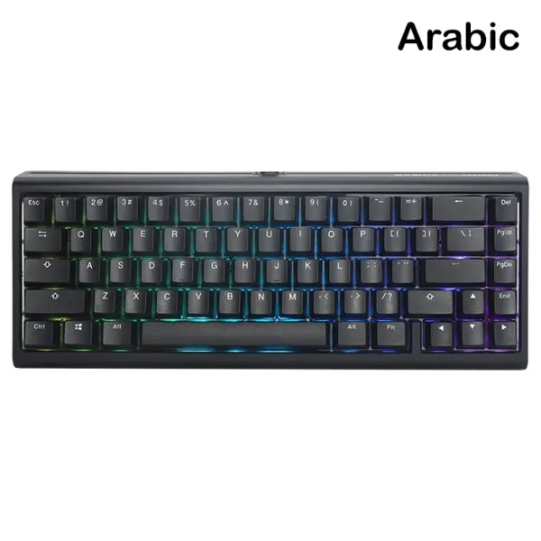 Ducky Projectd Tinker 65 - Blue Switch Rgb Hot-swap Wired Mechanical Keyboard - Classic Black - Ar Layout-0