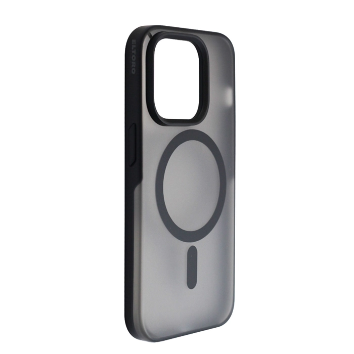 Eltoro Magsafe Rubberized Smoke Case For Iphone 15 Pro 6.1-inch - Black-109282 Eltoro Magsafe Rubberized Smoke Case For Iphone 15 Pro 6.1-inch - Black-109282