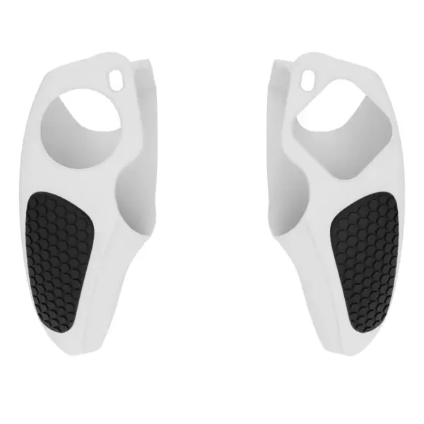 Double Colors Silicone Protective Case with non-slip For Ps Portal Handheld Game Console - White/Black-0