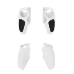 Double Colors Silicone Protective Case with non-slip For Ps Portal Handheld Game Console - White/Black-109394