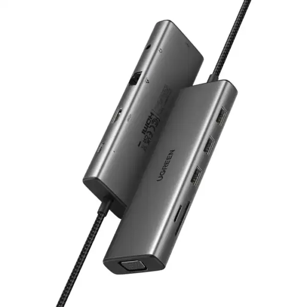 Ugreen 10-in-1 USB-C Hub (4K@30Hz HDMI, 3 USB 3.0) - CM498-0
