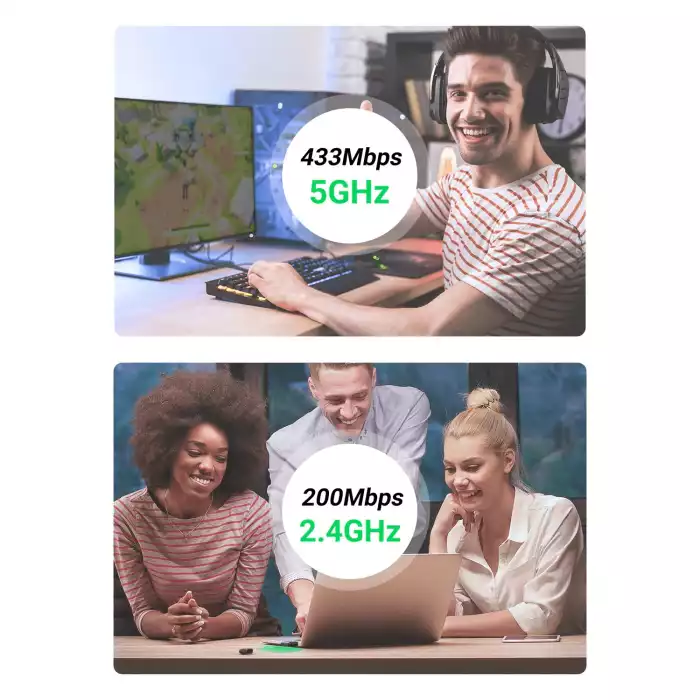 Ugreen Ac650 11ac Dual-band Wireless Usb Adapter-111238 Ugreen Ac650 11ac Dual-band Wireless Usb Adapter-111238