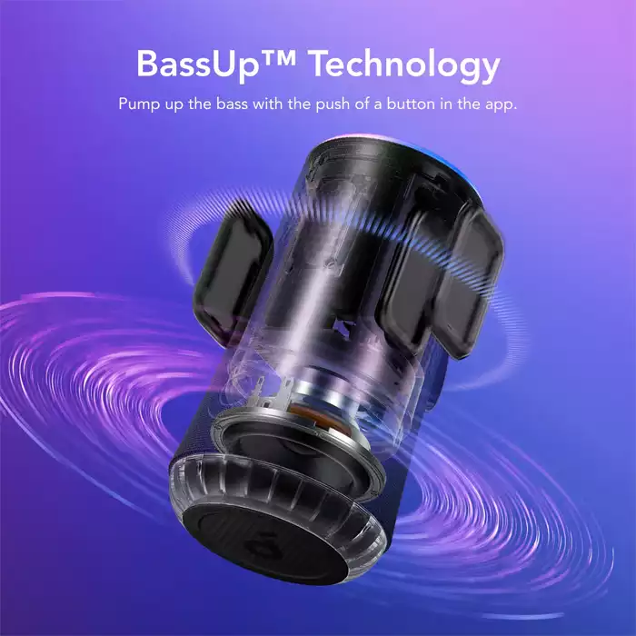 Anker Soundcore Glow Waterproof Party Speaker with 360° Sound-110096 Anker Soundcore Glow Waterproof Party Speaker with 360° Sound-110096