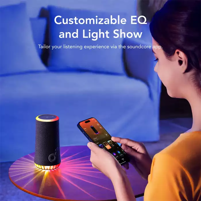 Anker Soundcore Glow Waterproof Party Speaker with 360° Sound-110099 Anker Soundcore Glow Waterproof Party Speaker with 360° Sound-110099