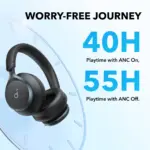 Anker Soundcore Space One Active Noise Cancelling Headphones - Jet Black-110123