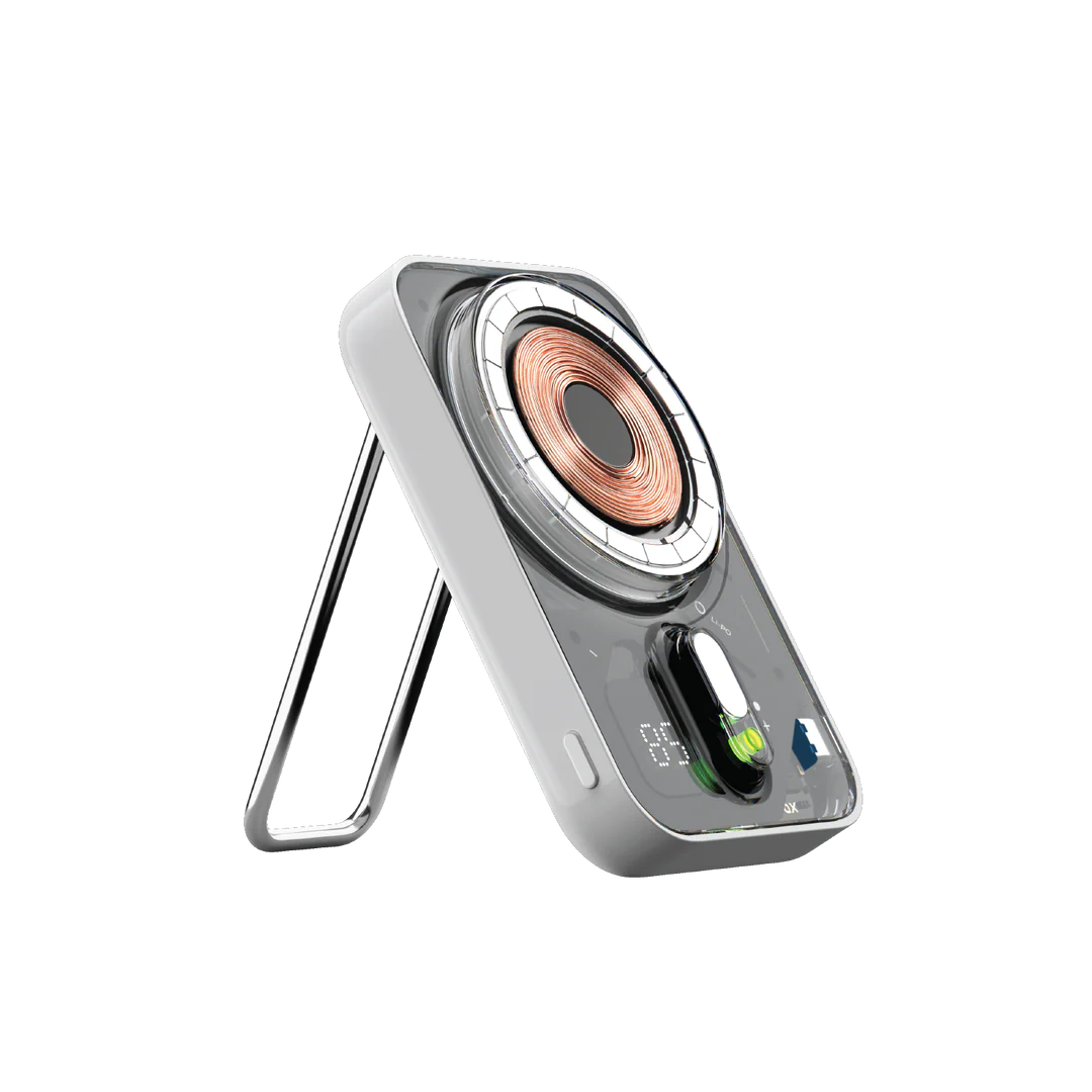 Momax 1-power Flow+ 10000 Mah Magnetic Battery Pack - White-thumbnail Momax 1-power Flow+ 10000 Mah Magnetic Battery Pack - White-thumbnail