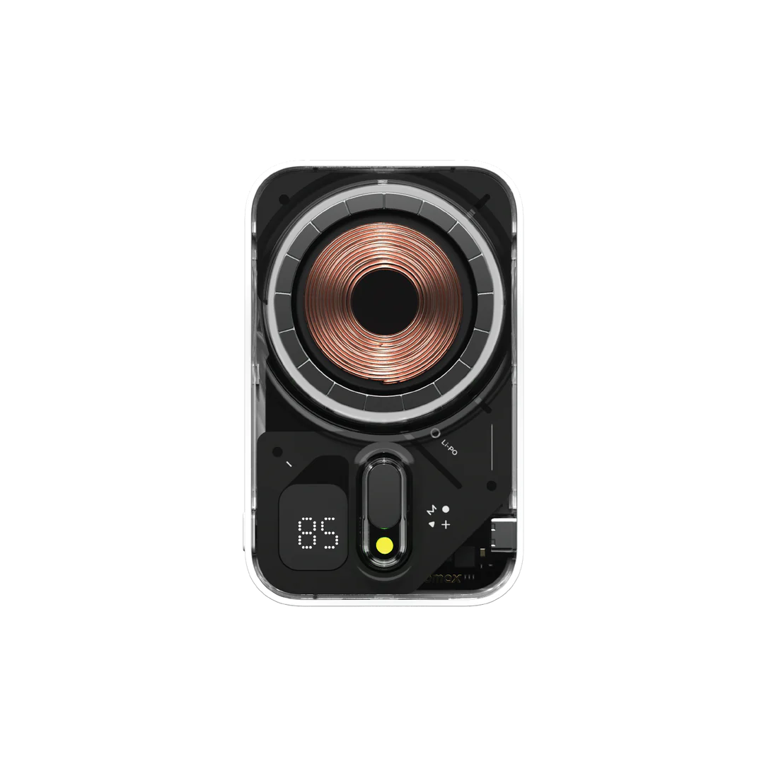 Momax 1-power Flow+ 10000 Mah Magnetic Battery Pack - White-110313 Momax 1-power Flow+ 10000 Mah Magnetic Battery Pack - White-110313