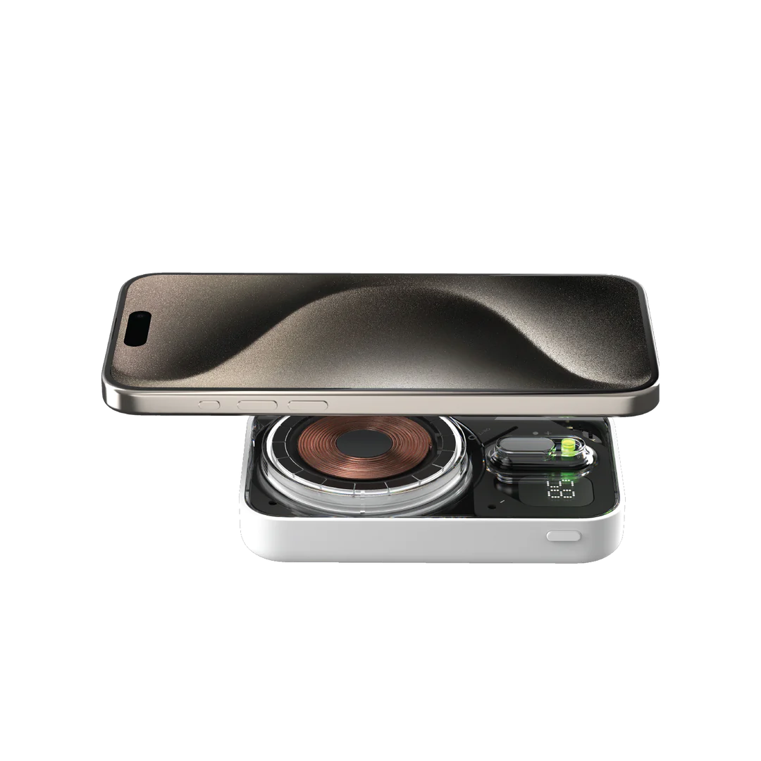 Momax 1-power Flow+ 10000 Mah Magnetic Battery Pack - White-110314 Momax 1-power Flow+ 10000 Mah Magnetic Battery Pack - White-110314