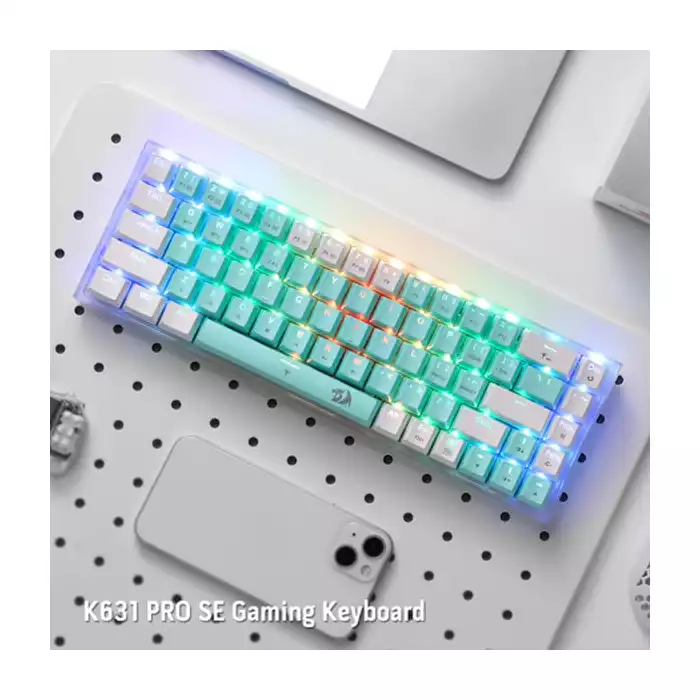 Redragon Castor Pro Wired/2.4g/bt 68 Keys Gaming Keyboard (English)-109744 Redragon Castor Pro Wired/2.4g/bt 68 Keys Gaming Keyboard (English)-109744