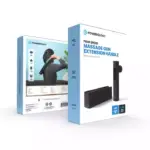 Powerology Therapeutic Massager With Extension Handle Accessory - Black-110643