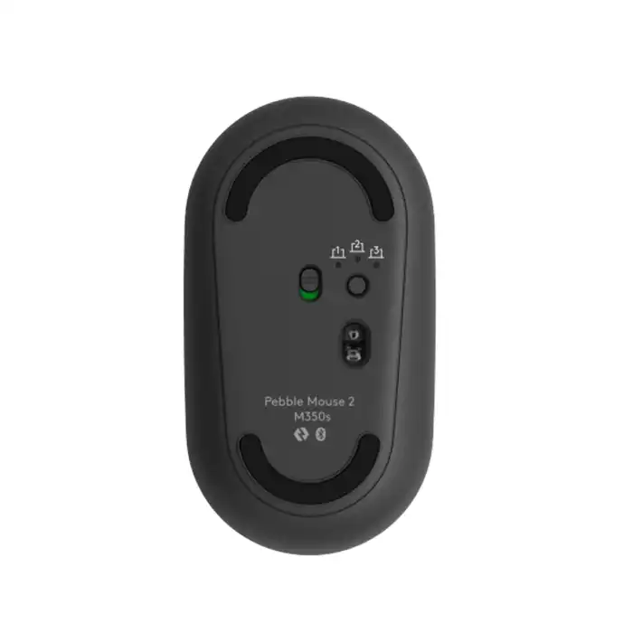 Logitech Pebble 2 M350s Wireless Bluetooth Mouse - Graphite-111980 Logitech Pebble 2 M350s Wireless Bluetooth Mouse - Graphite-111980