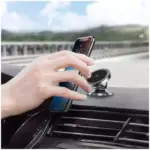 Powerology Heavy-duty Magnet Dash Mount - Silver-112126