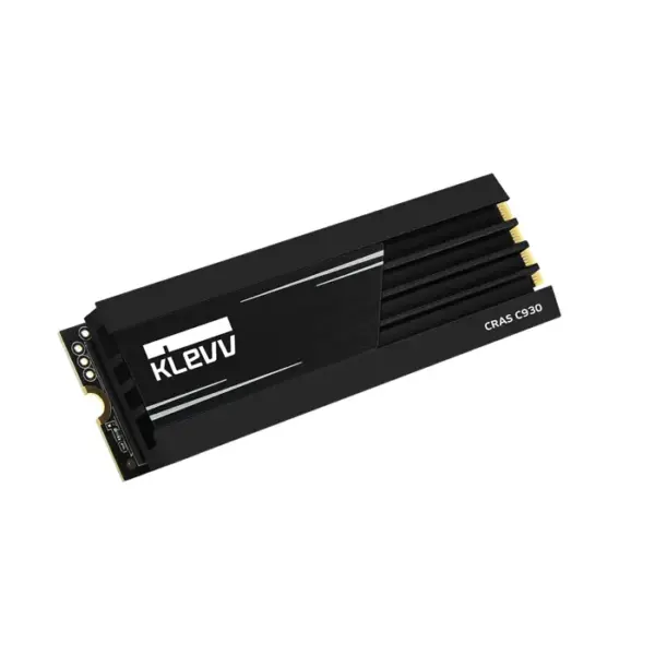KLEVV CRAS C930 1TB M.2 NVMe PCIe Gen4x4 Internal Gaming SSD with Heatsink, Compatible with PS5, up to 7400MB/s with DRAM Cash (K01TBM2SP0-C93)-0