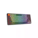 Redragon Azure 75% Low-Profile RGB Wireless Mechanical Keyboard - Grey (Dust-Proof Red Switch) (English)-112619