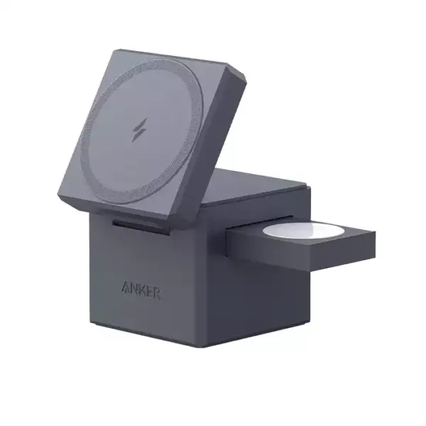 Anker 3-in-1 Cube With Magsafe - Gray-0