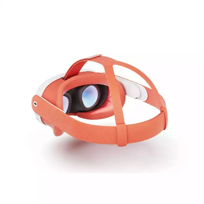 Oculus  Meta Quest 3 Facial Interface & Head Strap (Blood Orange)-112428 Oculus Meta Quest 3 Facial Interface & Head Strap (Blood Orange)-112428