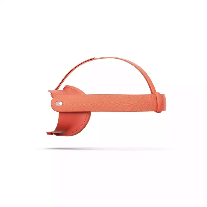 Oculus  Meta Quest 3 Facial Interface & Head Strap (Blood Orange)-112430 Oculus Meta Quest 3 Facial Interface & Head Strap (Blood Orange)-112430