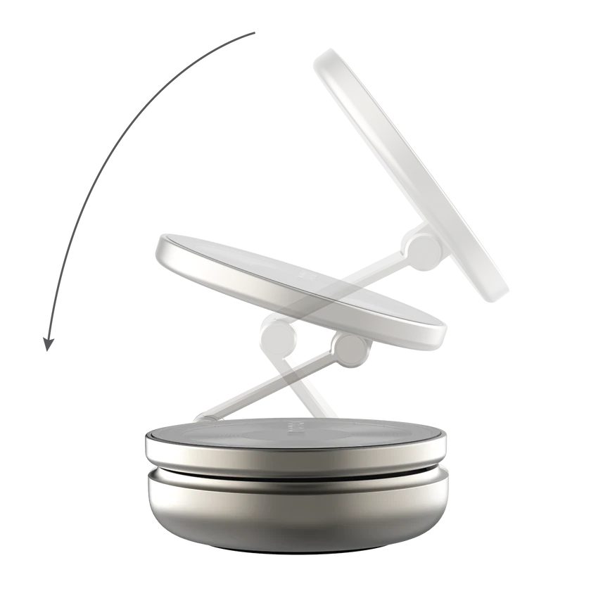 Momax Pac Mount Multi-use Magnetic Mount - Titanium-113458 Momax Pac Mount Multi-use Magnetic Mount - Titanium-113458