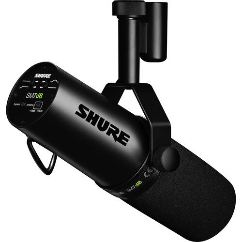 Shure Sm7db Active Dynamic Cardioid Microphone-113940 Shure Sm7db Active Dynamic Cardioid Microphone-113940