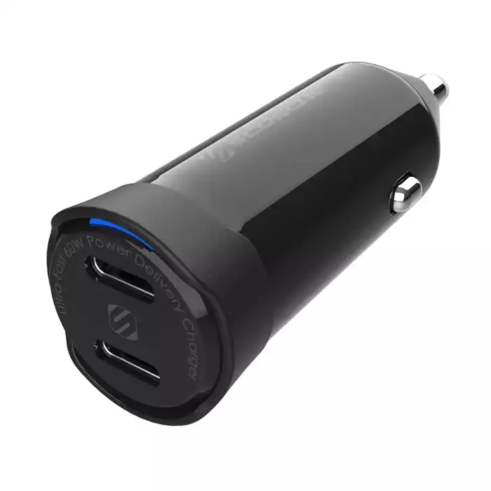 Scosche Powervolt Pd60 Dual-port Usb-c Car Charger-0
