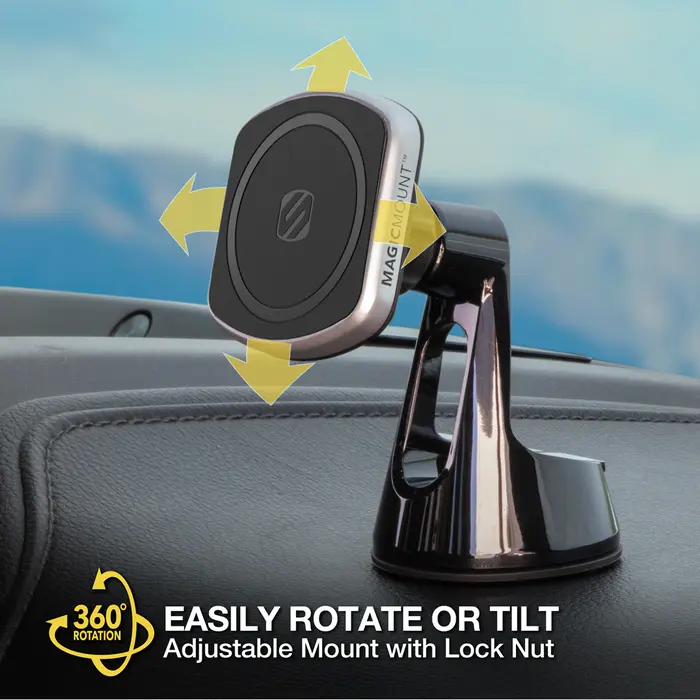 Scosche Magicmount Pro2 Window/dash Window/dash Magsafe Compatible Magnetic Phone Mount-113781 Scosche Magicmount Pro2 Window/dash Window/dash Magsafe Compatible Magnetic Phone Mount-113781