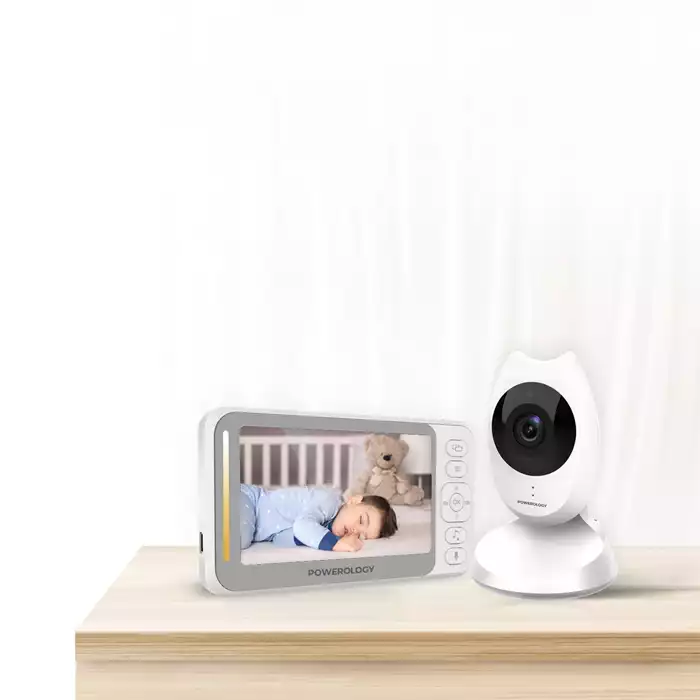 Powerology Smart Cam Baby Monitor Two-way Audio & Smart Sensors-113898 Powerology Smart Cam Baby Monitor Two-way Audio & Smart Sensors-113898