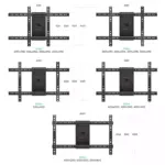 Gamvity Tv Wall Mount For 40 To 75 Inch-114420
