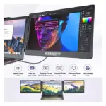 Gamvity S2 Triple Laptop Screen Extender 14" Fhd 1080p Ips Dual Portable Monitor For Laptop-114466