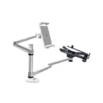 Gamvity Multi-functional Laptop And Tablet Dual Arm Mount Holder Stand Oa-9x - Silver-0