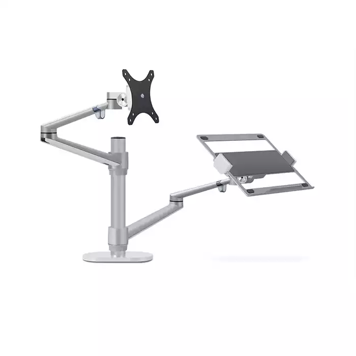 Gamvity Height Adjustable Universal Tablet and Laptop Mount Monitor Stand Arm OL-3T - Silver-0