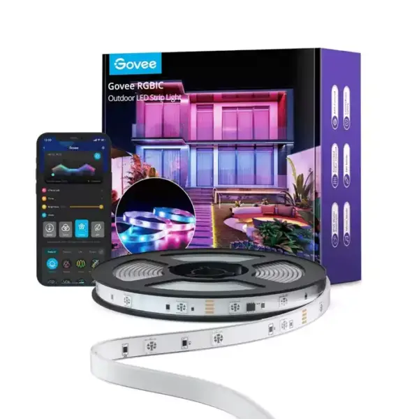 Govee Wi-fi Rgbic Outdoor Strip Lights 10m-0