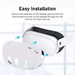 Silicone Protective Face Case For Meta Quest 3 - Black-114748