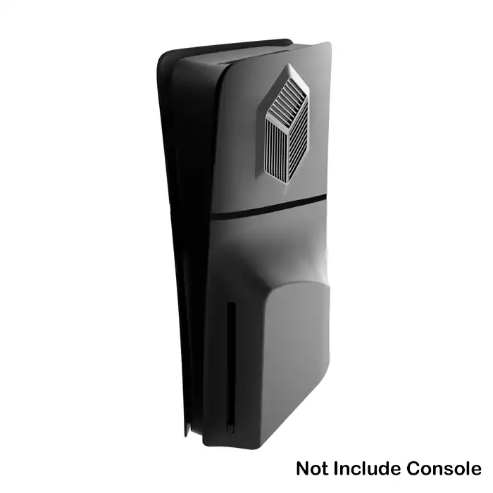 Replacement Faceplate For Ps5 Console Slim Disk Version - Black-0