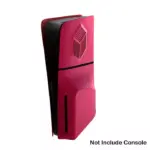 Replacement Faceplate For Ps5 Console Slim Disk Version - Red-0