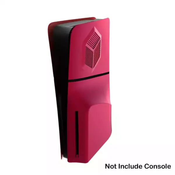 Replacement Faceplate For Ps5 Console Slim Disk Version - Red-0