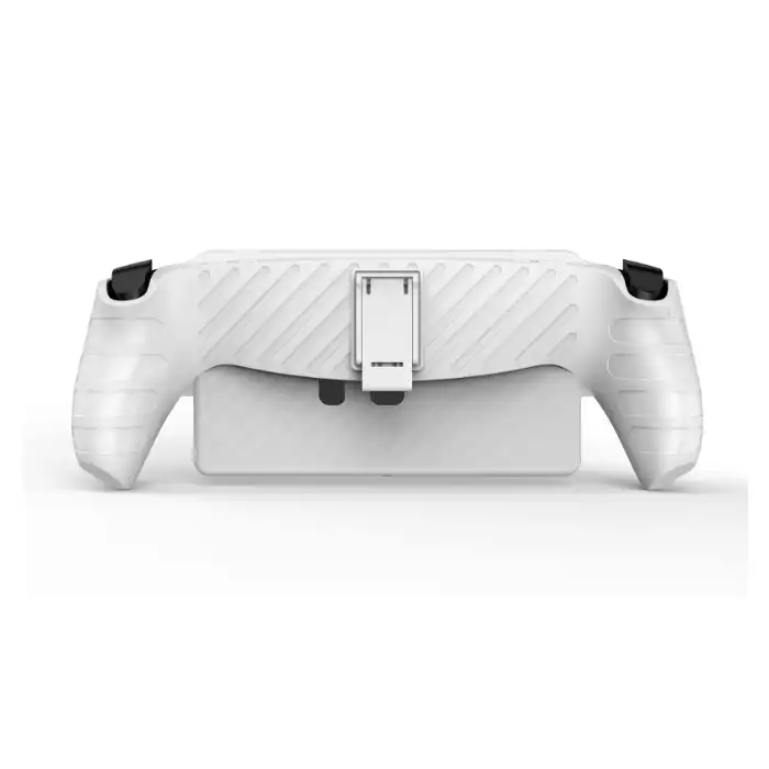 Tpu Stripe Case With Stand For Playstation Portal - White-114806 Tpu Stripe Case With Stand For Playstation Portal - White-114806