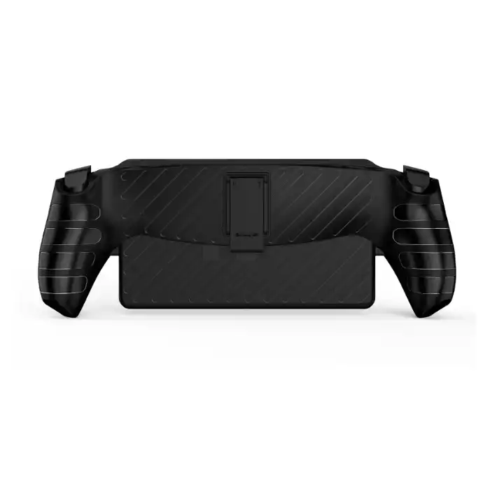 Tpu Stripe Case With Stand For Playstation Portal - Black-114802 Tpu Stripe Case With Stand For Playstation Portal - Black-114802