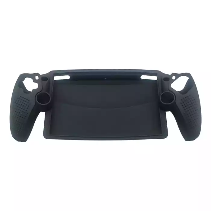 Silicone Anti-Fingerprint case For Playstation Portal - Black-0