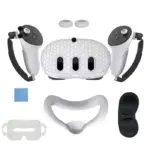 Silicone Kit For Meta Quest 3 with PP bag - White-0